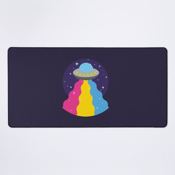 Item preview, Pansexual Flag UFO – Subtle LGBTQ+ Pride for Everyday Wear designed and sold by SafeSpace-co.