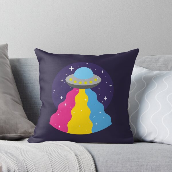 Item preview, Pansexual Flag UFO – Subtle LGBTQ+ Pride for Everyday Wear designed and sold by SafeSpace-co.