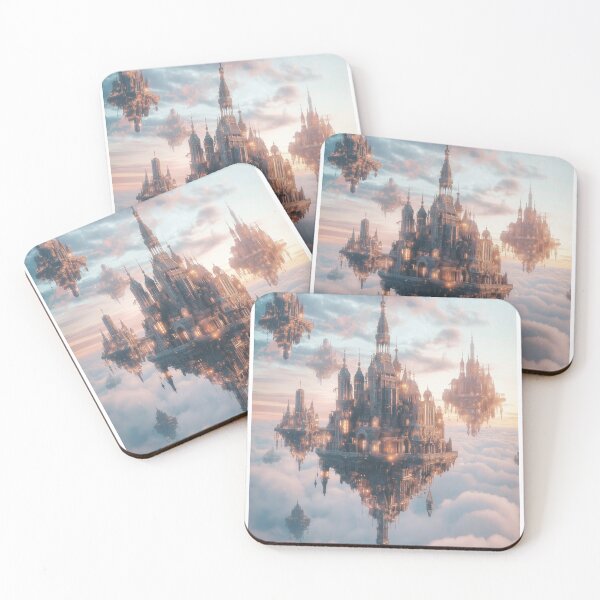 Item preview, Floating City - Celestial World designed and sold by MidArtForge.