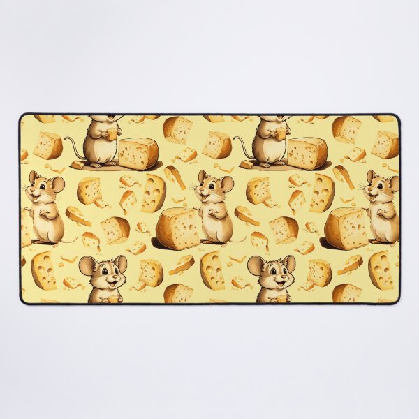 Item preview, Happy Mouse with Cheese Illustration | Mouse Art | Mouse Illustration | Mouse Lover | Cheese Lover designed and sold by UnhingedBird.