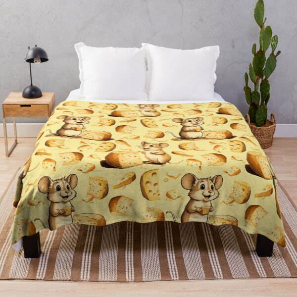 Item preview, Happy Mouse with Cheese Illustration | Mouse Art | Mouse Illustration | Mouse Lover | Cheese Lover designed and sold by UnhingedBird.