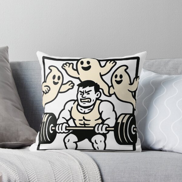 Item preview, Ghost Cheerleaders Deadlift Funny Halloween Weightlifting Gym Design designed and sold by Bmd4Fitness.