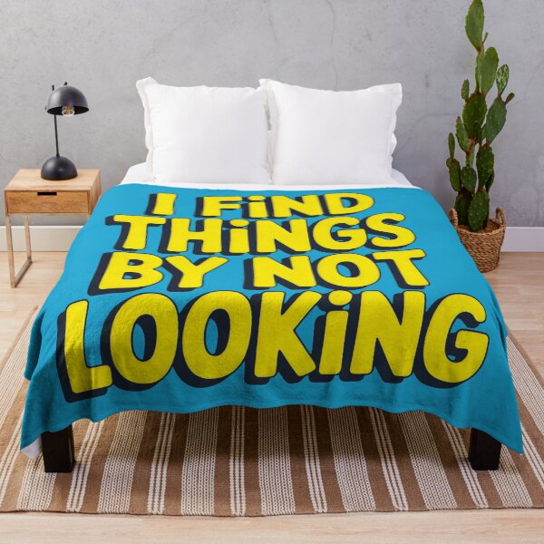 Item preview, Eye-Catching Yellow and Blue Graphic with a Funny Life Observation designed and sold by SplashTastic.