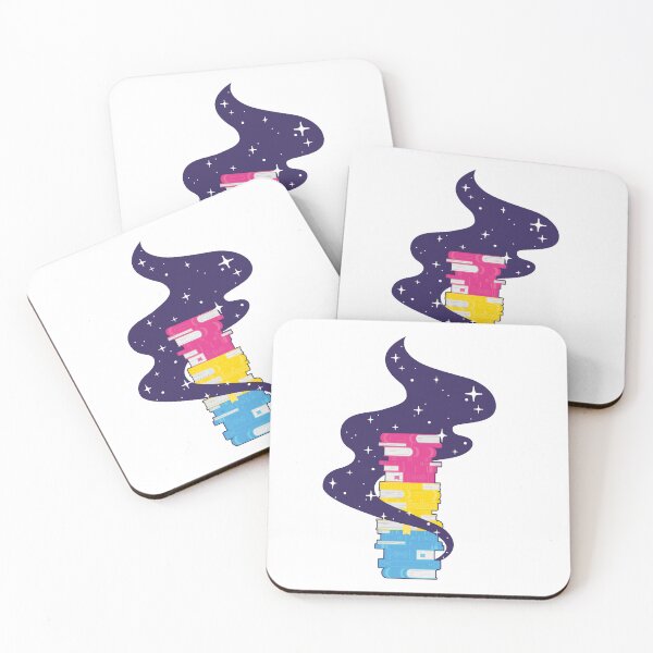 Item preview, Pansexual Flag Book Stack – Subtle LGBTQ+ Pride for Everyday Wear designed and sold by SafeSpace-co.