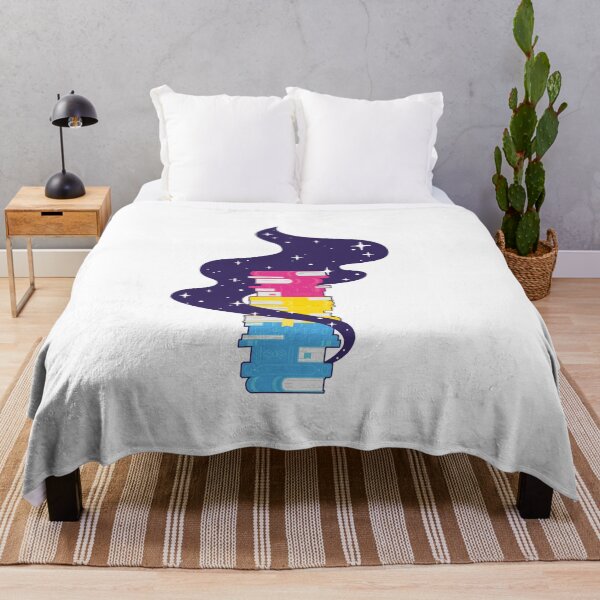 Item preview, Pansexual Flag Book Stack – Subtle LGBTQ+ Pride for Everyday Wear designed and sold by SafeSpace-co.