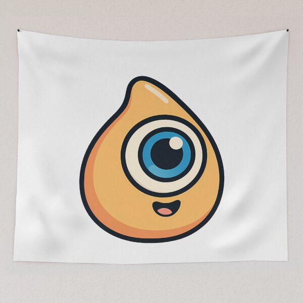 Item preview, Cute Cyclops Monster Character Art designed and sold by k3rstman1.
