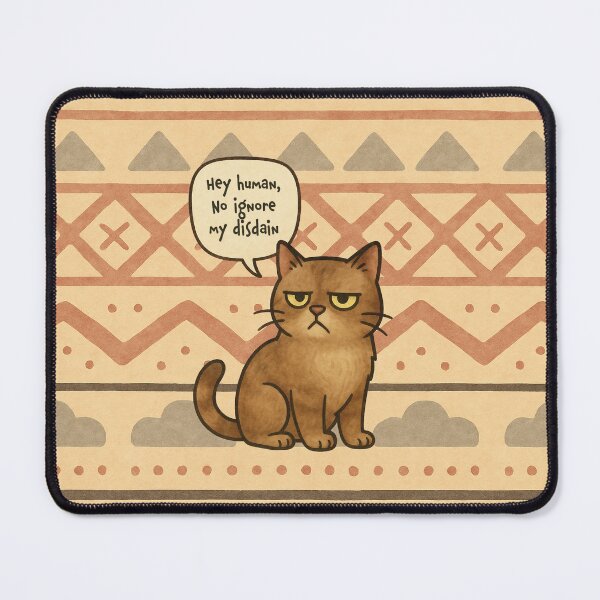 Item preview, Hey human, no ignore my disdain designed and sold by Nope Cats.