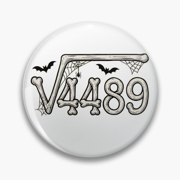 Item preview, 67 Funny Math Root 4489 Funny Halloween Meme Witch Bats Ghosts designed and sold by MyricKeme.