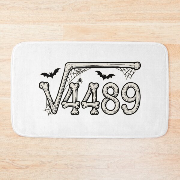 Item preview, 67 Funny Math Root 4489 Funny Halloween Meme Witch Bats Ghosts designed and sold by MyricKeme.