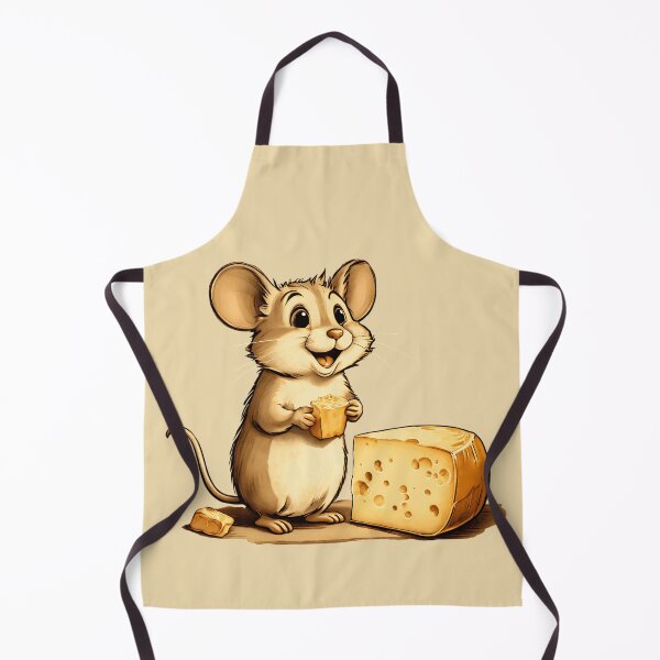 Item preview, Happy Mouse with Cheese Illustration | Mouse Art | Mouse Illustration | Mouse Lover | Cheese Lover designed and sold by UnhingedBird.
