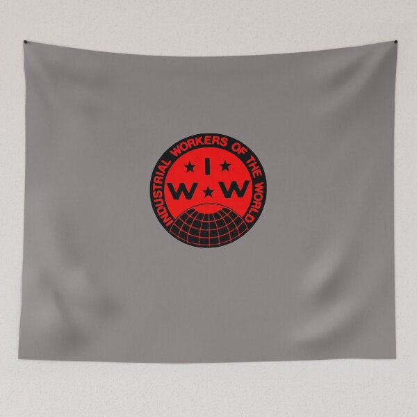 Item preview, INDUSTRIAL-WORKERS-OF-THE-WORLD-(IWW)-LOGO designed and sold by ManuelVollmer.