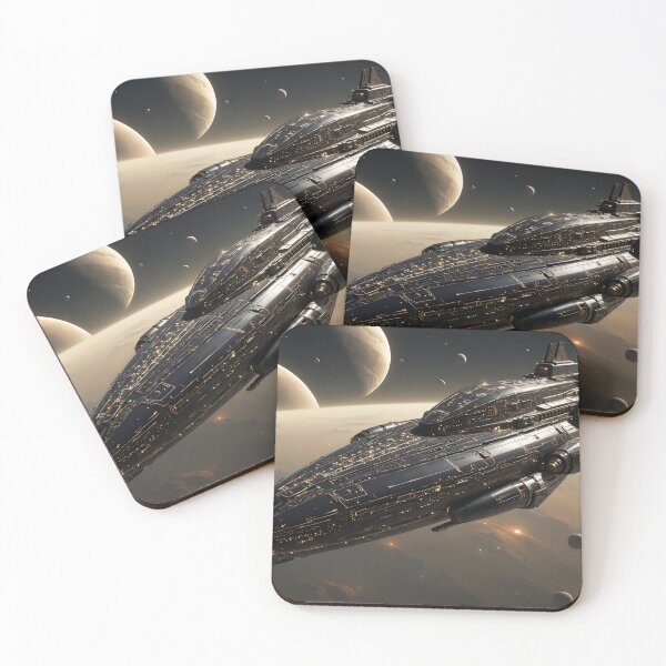 Item preview, Starship in the expanse designed and sold by PrintCove.