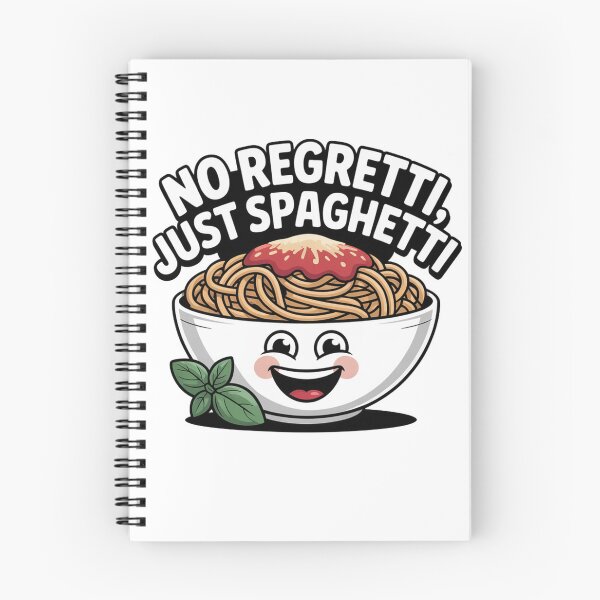 Item preview, National Pasta Day No Regretti Just Spaghetti designed and sold by Missynoofnoof.