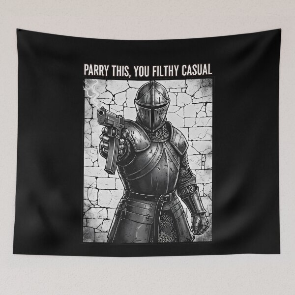 Item preview, Knight Pistol Meme Parry Casual Gamer designed and sold by k3rstman1.