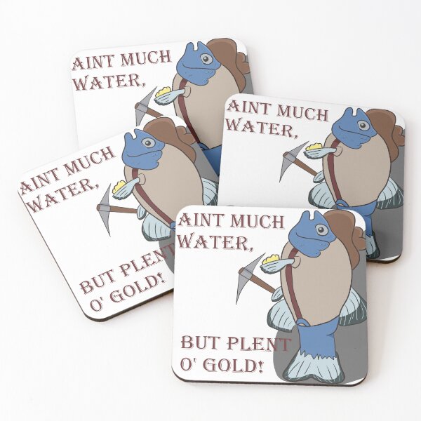 Item preview, Aint much water but plenty gold designed and sold by LadleOLore.