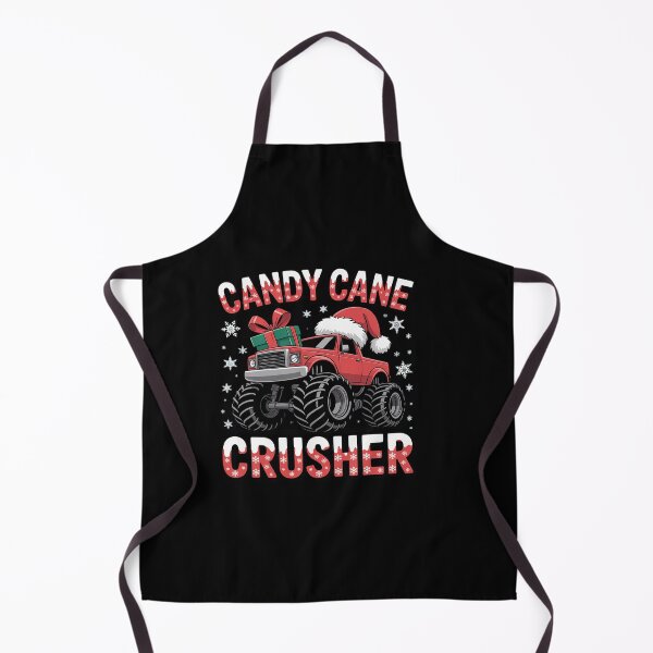 Item preview, Christmas Candy Cane Crusher Xmas Monster Truck designed and sold by DrewLeuschke.