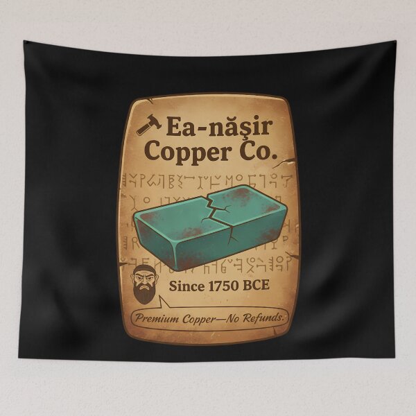 Item preview, Ea-nãsir Copper Ancient History Humor designed and sold by k3rstman1.