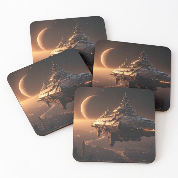 Item preview, Starship in the expanse designed and sold by PrintCove.