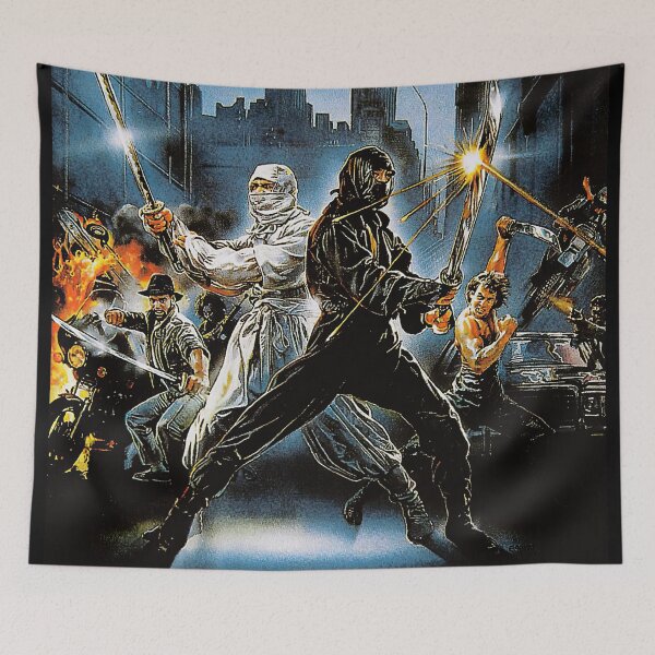 Item preview, Ninja USA Movie Poster HD designed and sold by Retr0Tshirts.