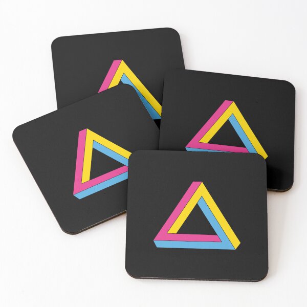 Item preview, Geometric Pansexual Flag – Subtle LGBTQ+ Pride for Everyday Wear designed and sold by SafeSpace-co.