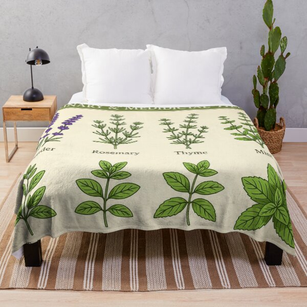 Item preview, Cottagecore Botanical Herb Chart designed and sold by xArchGoDx.