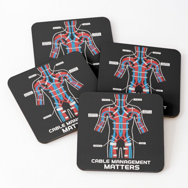 Item preview, Cable Management Matters Anatomy Tech Humor designed and sold by k3rstman1.