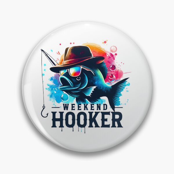 Artikelvorschau, Weekend Hooker – Lustiges Angelliebhaber-Design für Fischer entworfen und verkauft von Colorten.