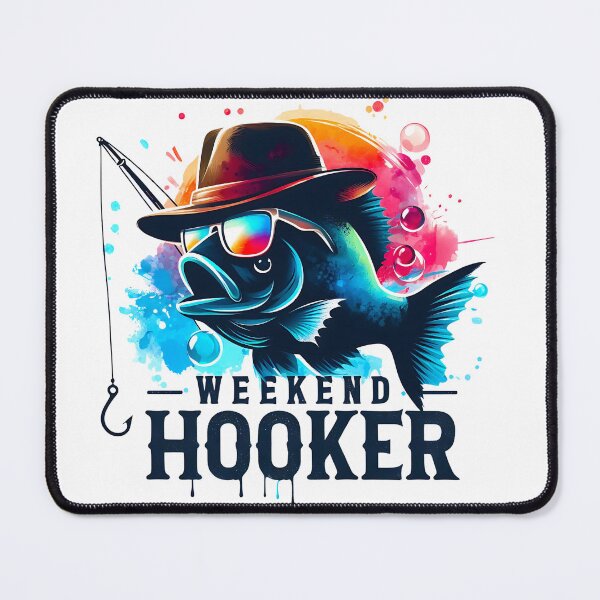 Item preview, Weekend Hooker – Funny Fishing Lover Design for Fishermen designed and sold by Colorten.