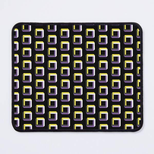 Item preview, Geometric Non-binary Flag – Subtle LGBTQ+ Pride for Everyday Wear designed and sold by SafeSpace-co.