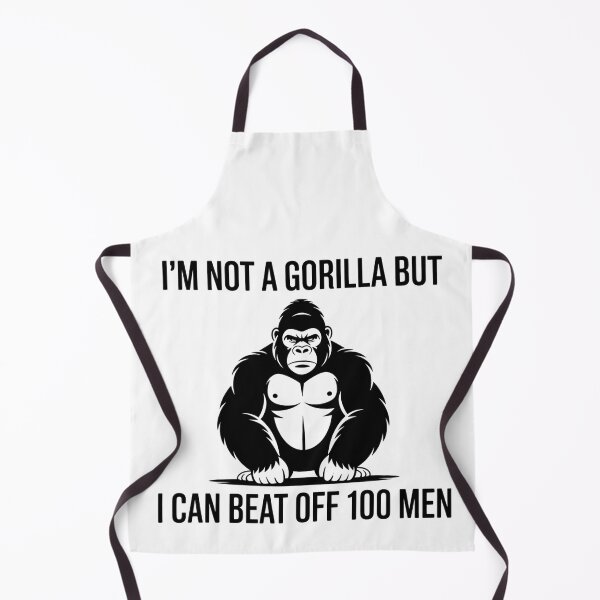 Item preview, I’m Not A Gorilla But I Can Beat Off A Hundred Men designed and sold by Jaanussar.