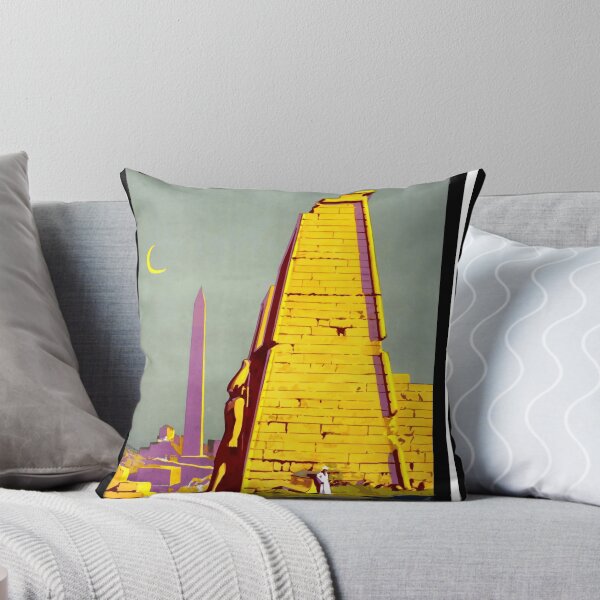 Item preview, Vintage Egypt Travel Poster | Art Deco Style | Pyramid & Sphinx | Winter Destination | Exotic Architecture | Luxury Decor designed and sold by artofuniverse.