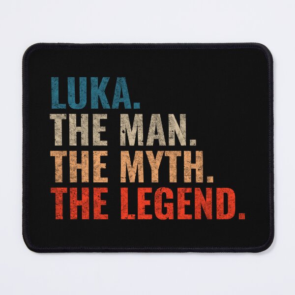 Item preview, Luka Name Luka The Man The Myth The Legend Retro 70s distress designed and sold by Teelogic.