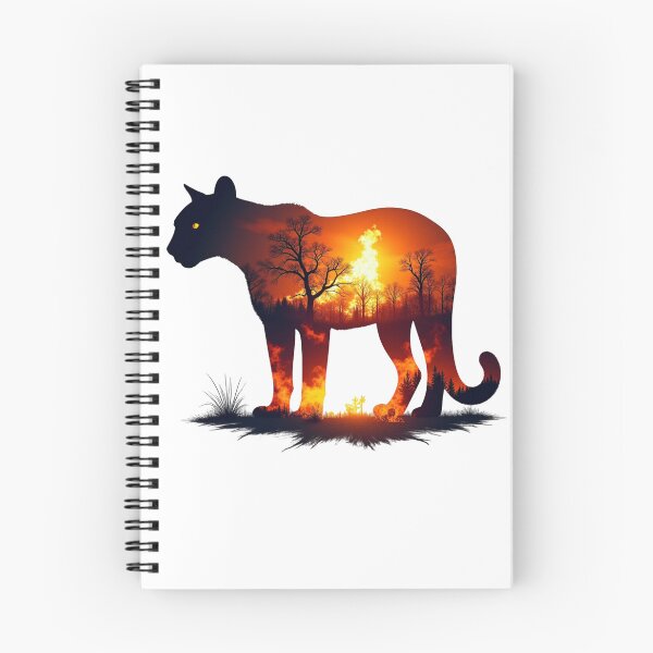 Item preview, Wildfire Within — Panther Silhouette designed and sold by Building60media.