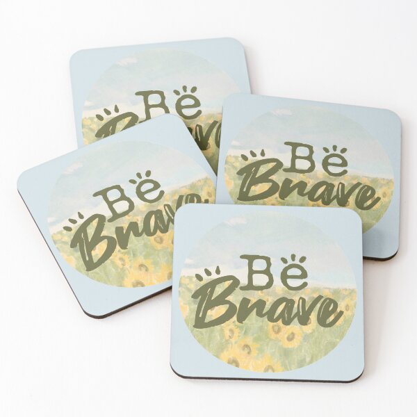 Item preview, Be Brave Circle Scenic Nature Design designed and sold by Studio Sonders.