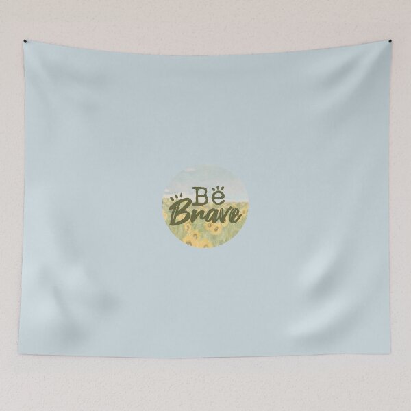 Item preview, Be Brave Circle Scenic Nature Design designed and sold by Studio Sonder.