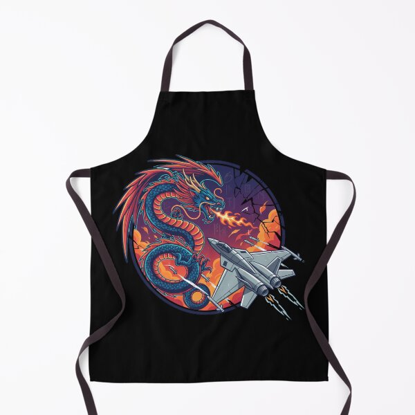 Item preview, Dragon Fighter Jet Combat Fantasy Art designed and sold by k3rstman1.