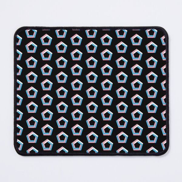 Item preview, Geometric Trans Flag – Subtle LGBTQ+ Pride for Everyday Wear designed and sold by SafeSpace-co.
