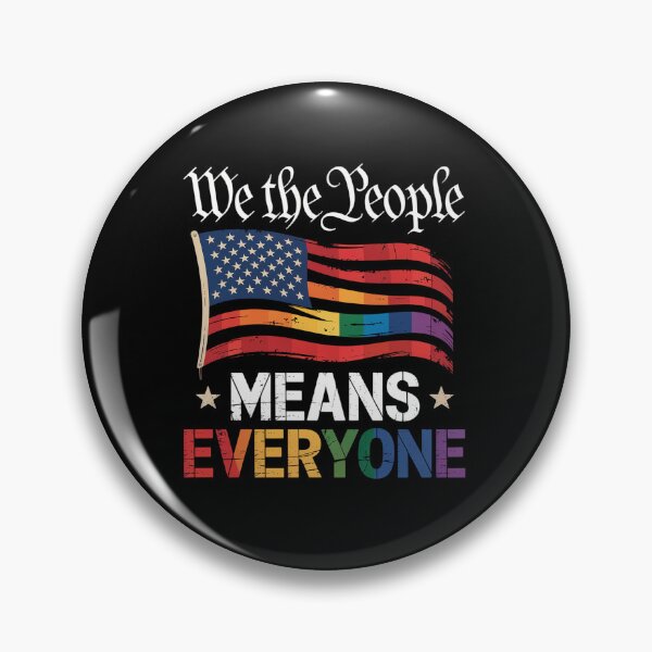Item preview, We The People Means Everyone Lgbt Pride designed and sold by SlogariArt.