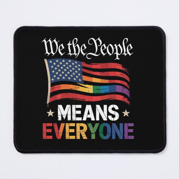 Item preview, We The People Means Everyone Lgbt Pride designed and sold by SlogariArt.