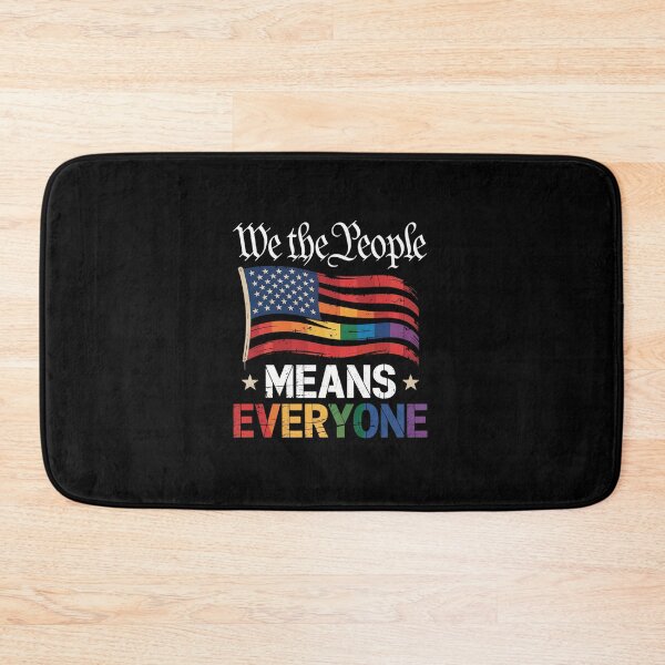 Item preview, We The People Means Everyone Lgbt Pride designed and sold by SlogariArt.