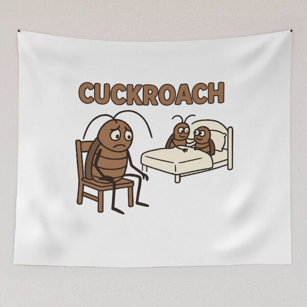 Item preview, Cuckroach Funny Meme Sad Cockroach Adult Humor designed and sold by k3rstman1.