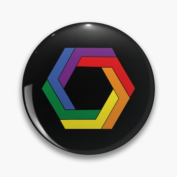 Item preview, Geometric Rainbow Flag – Subtle LGBTQ+ Pride for Everyday Wear designed and sold by SafeSpace-co.