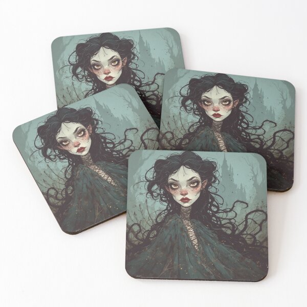 Item preview, Haunted Maiden Gothic Horror Art designed and sold by Eden Underground Radio (Official Merch).