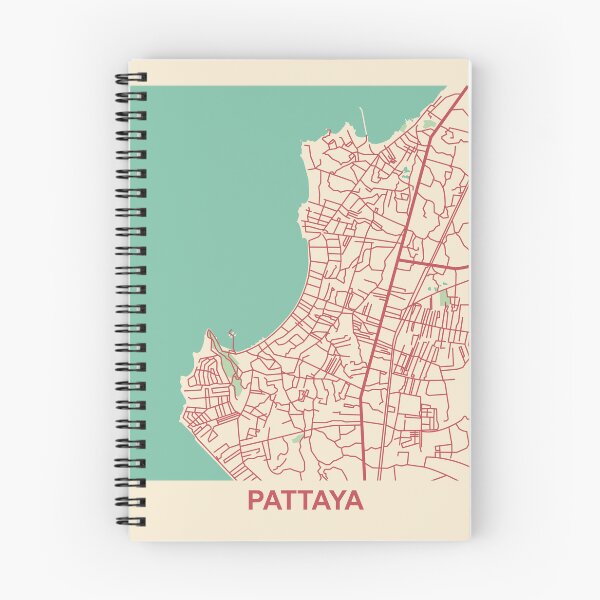 Item preview, Pattaya Map (Thailand) designed and sold by MapsByLeo.