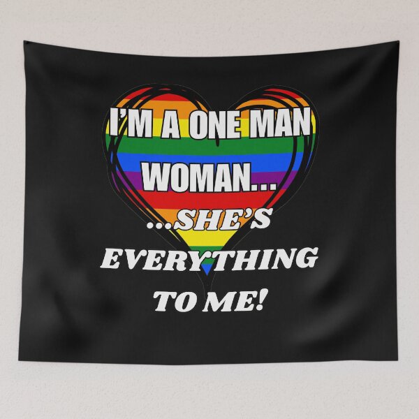 Item preview, I'M A ONE MAN WOMAN! designed and sold by aledfychan.