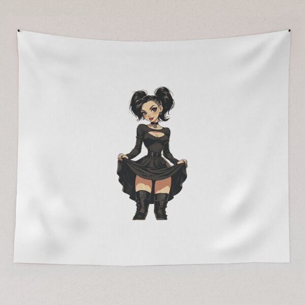 Item preview, Cute Gothic Pinup Girl designed and sold by VDDDesign.