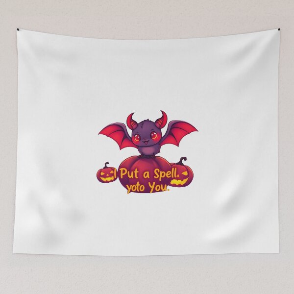 Item preview, Cute Demon Bat | ‘I Put a Spell on You’ | Halloween Spooky Bird Design designed and sold by NatureNookTees.