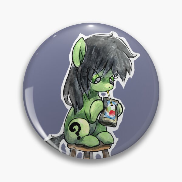 Item preview, Anonfilly sips a juice pouch designed and sold by ButtercupSaiyan.