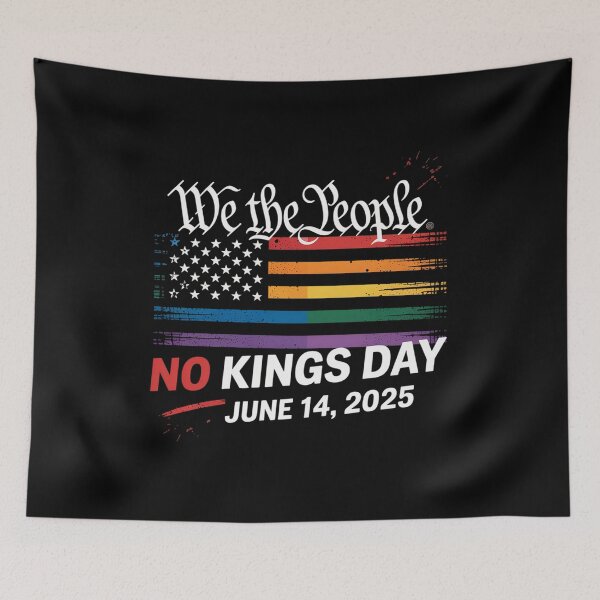 Item preview, We The People No Kings Day June 14 Lgbt Pride designed and sold by SlogariArt.