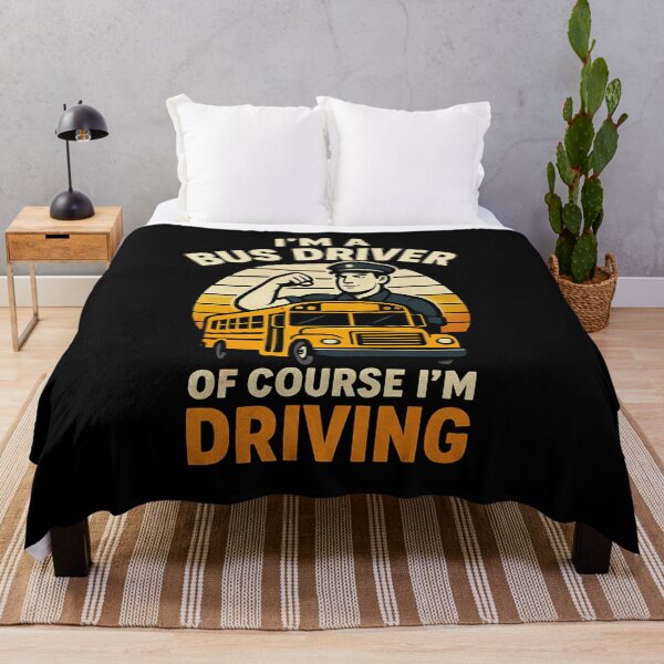Item preview, I'm a Bus Driver Of Course I'm Driving Funny Bus retro designed and sold by snowry.